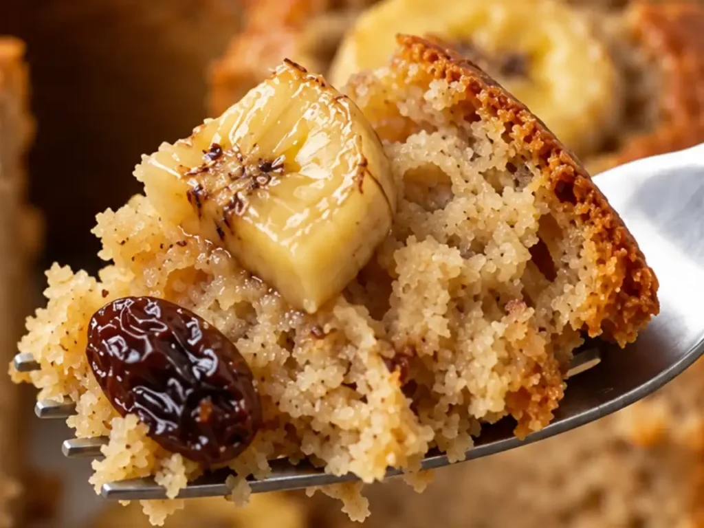 Bolo de Banana com Passas (Super Fofinho e Molhadinho)
