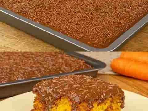 Bolo de Cenoura que Não Embatuma