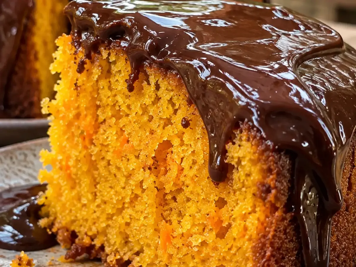 Bolo de Cenoura Tradicional