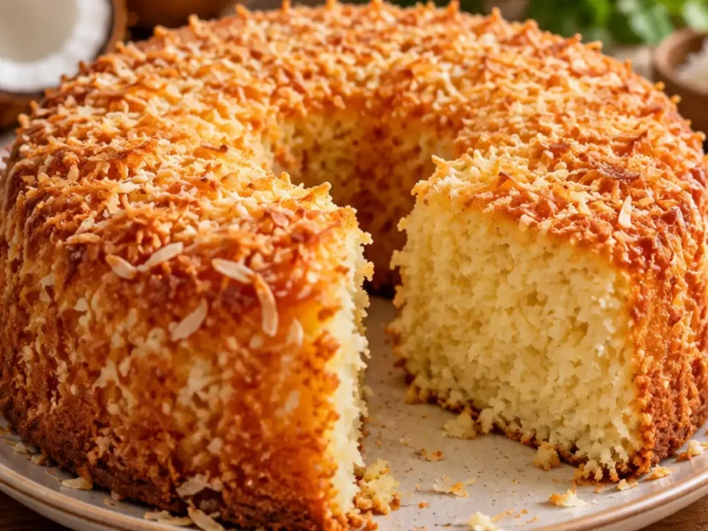 Bolo de Coco de Liquidificador