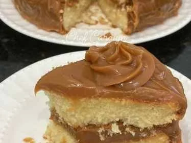 Bolo de Doce de Leite Cremoso