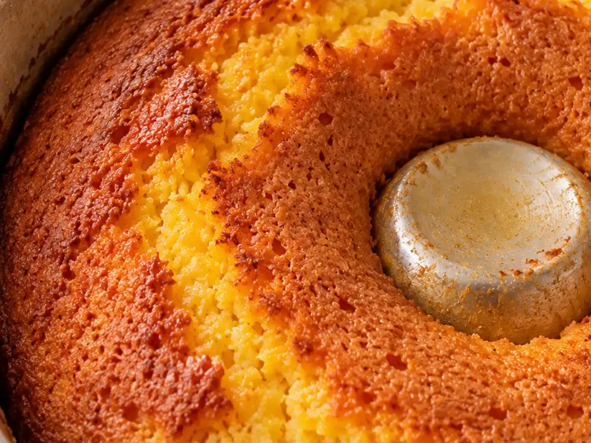Bolo de flocão de milho