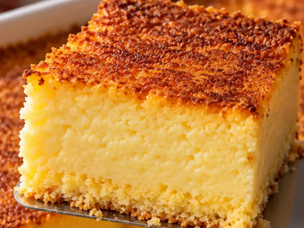Bolo de fubá cremoso muito fácil