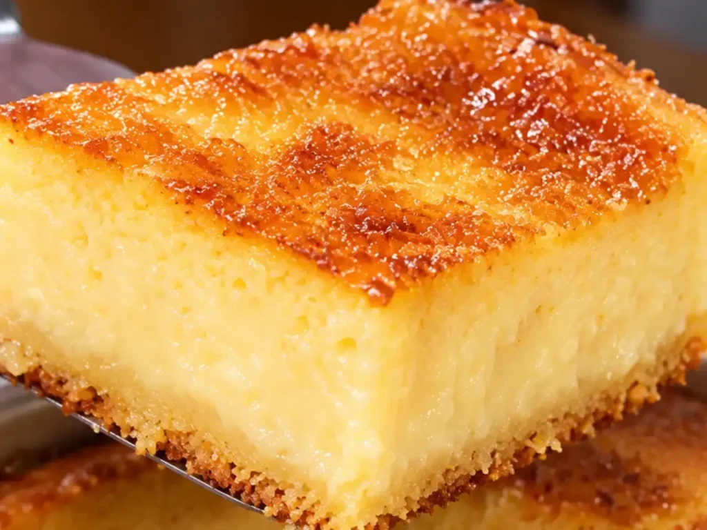 Bolo de Fubá Cremoso (tipo pudim)