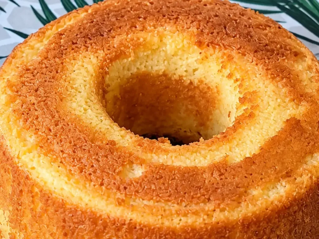 Bolo de Fubá e Aveia sem Óleo e sem Farinha Branca (com Coco)