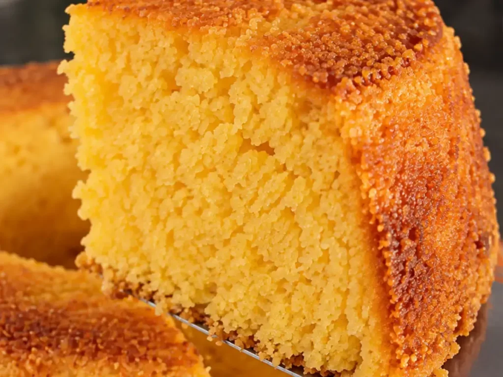 Bolo de fubá sem trigo