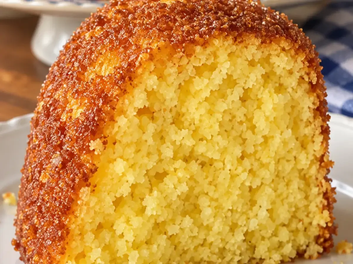 Bolo de Fubá Simples e Fácil