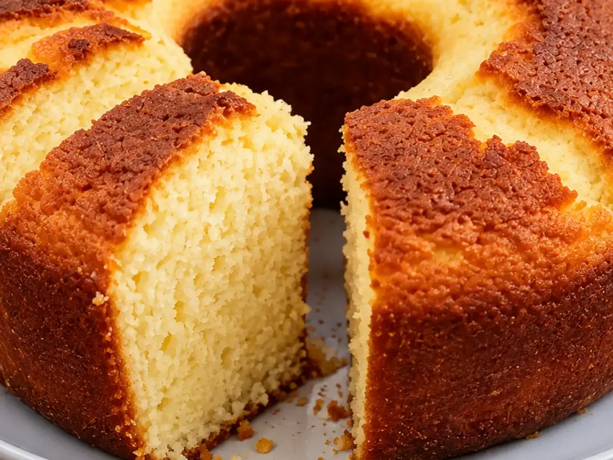 Bolo de Maizena com Leite em Pó