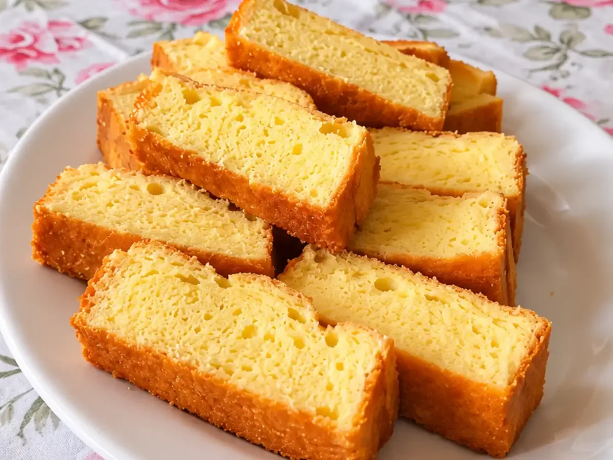Bolo de Polvilho com Ovos Super Fofinho