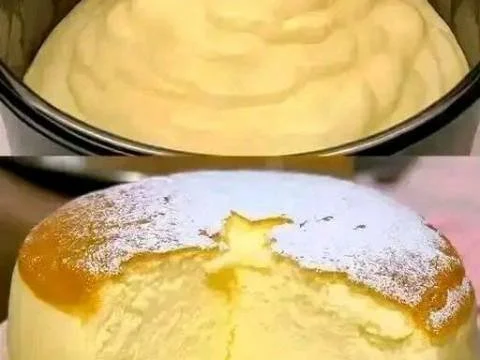 Bolo Japonês (Bolo Nuvem)