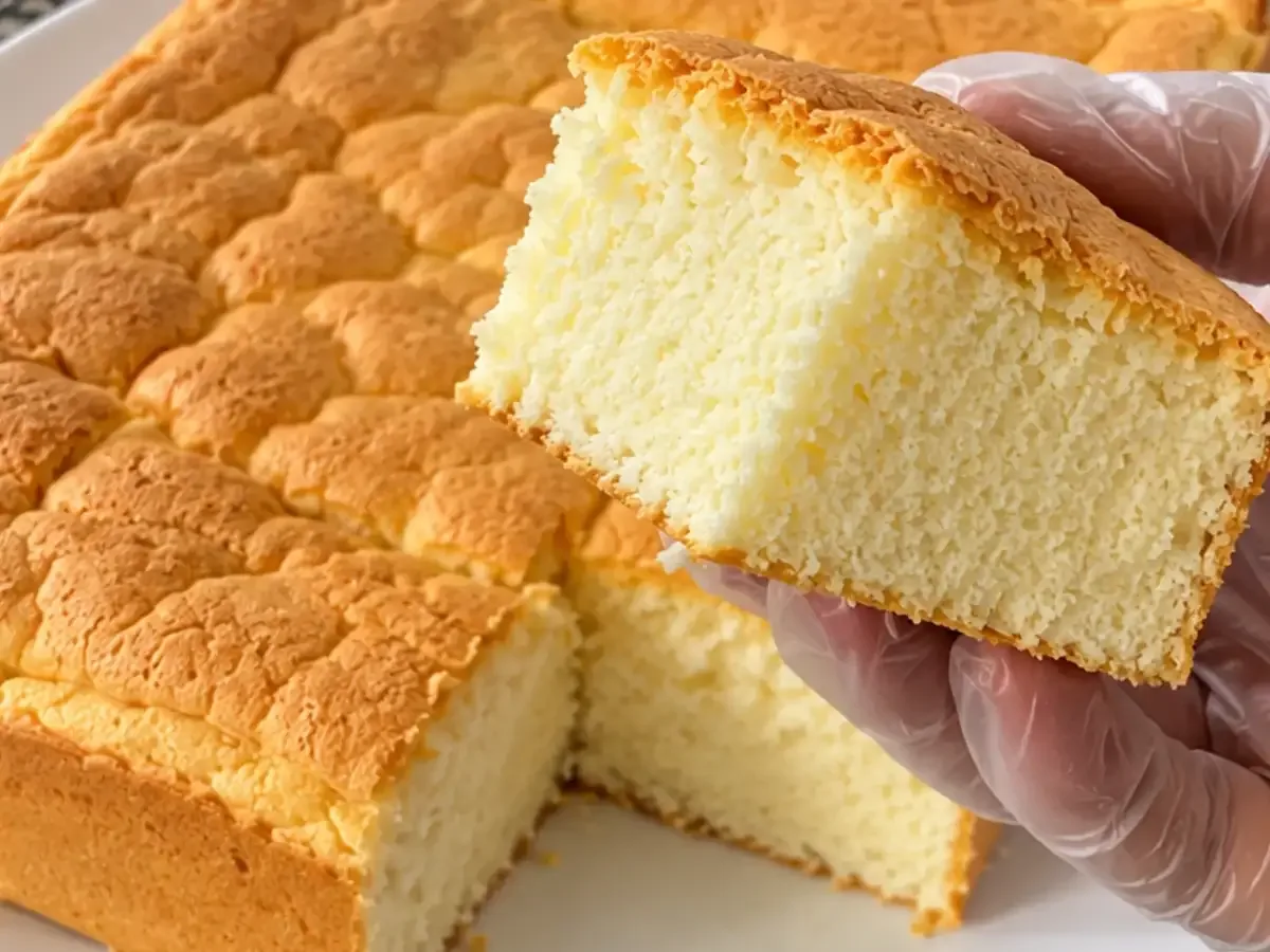 Bolo Moça de Maizena (sem farinha e sem fermento)