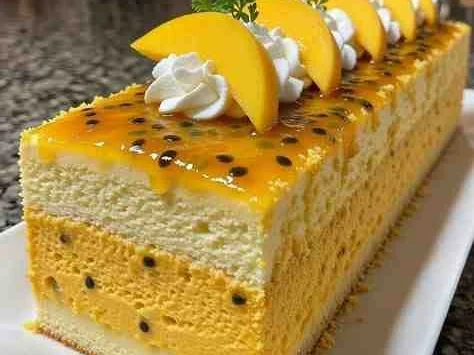 Bolo Mousse de Maracujá
