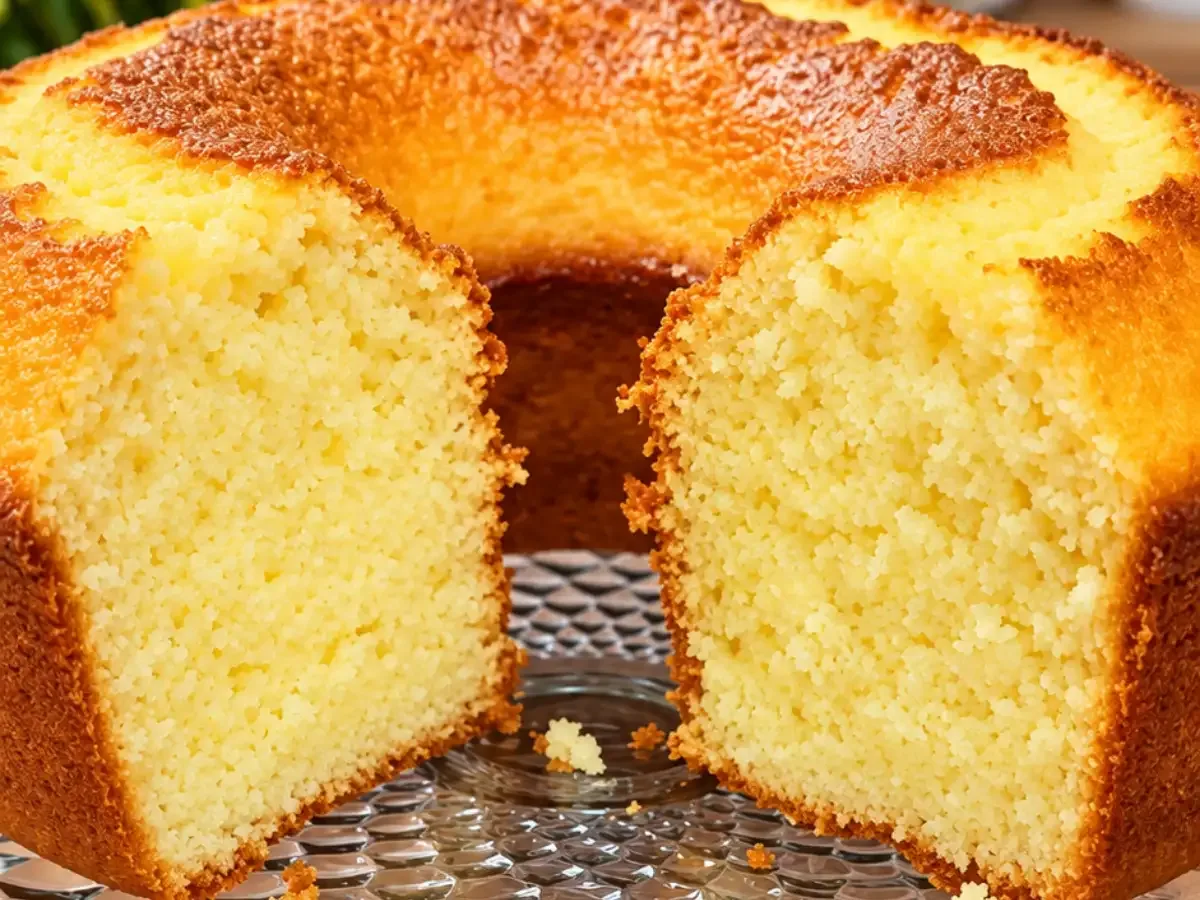 Bolo Nuvem de Leite com Coco