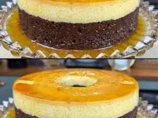 Bolo-pudim (bolo que já sai recheado do forno)