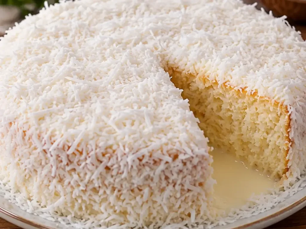 Bolo Três Leites com Coco