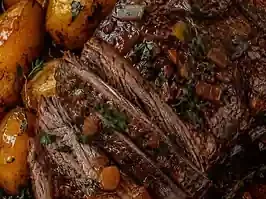 Carne Assada com Batatas ao Molho