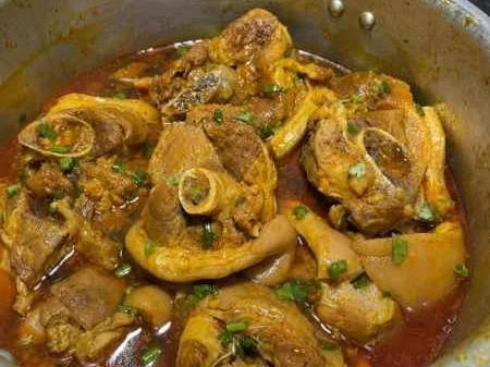 Carne de porco cozida boa
