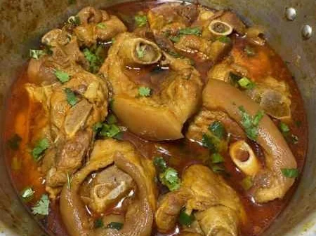 Carne de porco cozida gostosa