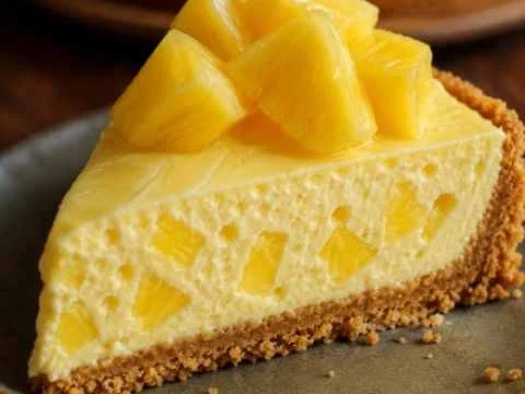 Cheesecake do Céu de Abacaxi Supercremoso