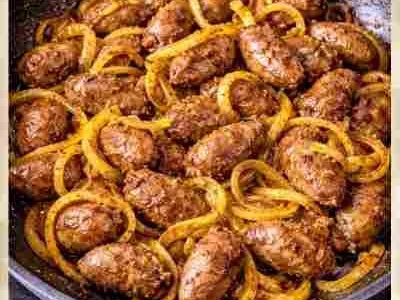 Coração de Frango Acebolado