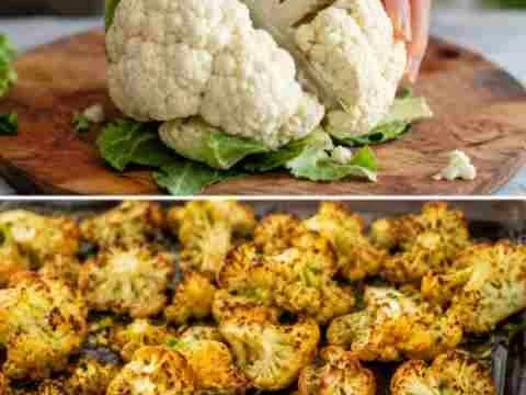 Couve‑flor Assada com Parmesão