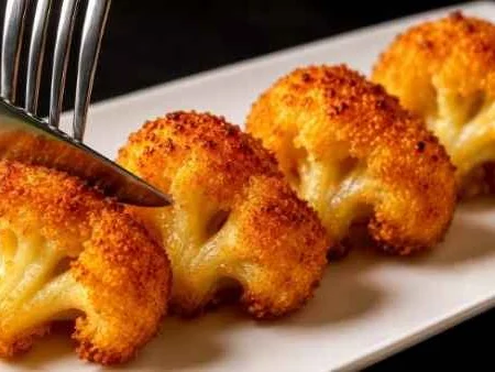 Couve‑flor Crocante ao Forno com Crosta de Queijo