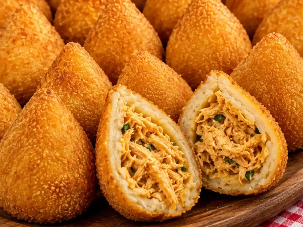 Coxinha — Massa Super Fácil e Recheio de Frango