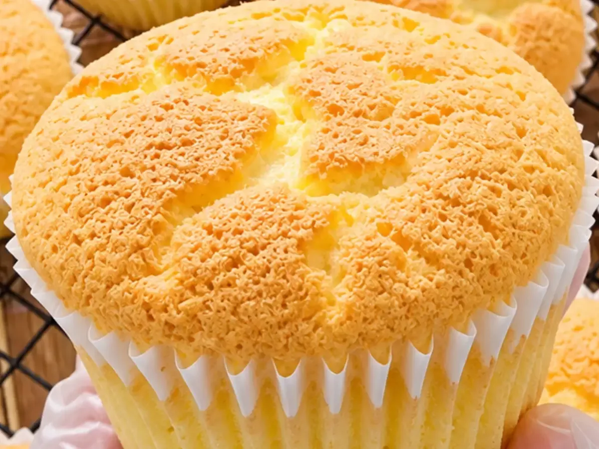 Cupcake Chiffon Super Fofinho
