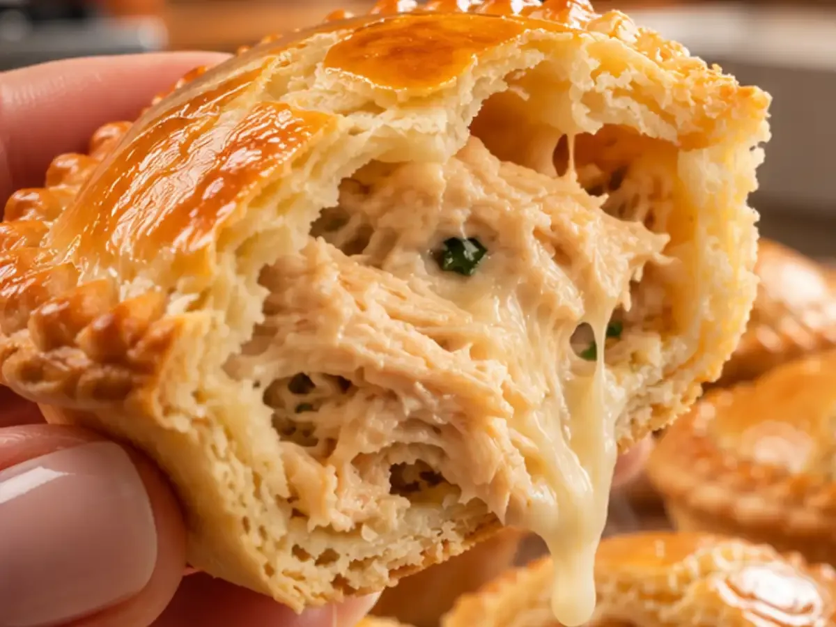 Empadinhas de Frango com Massa Amanteigada