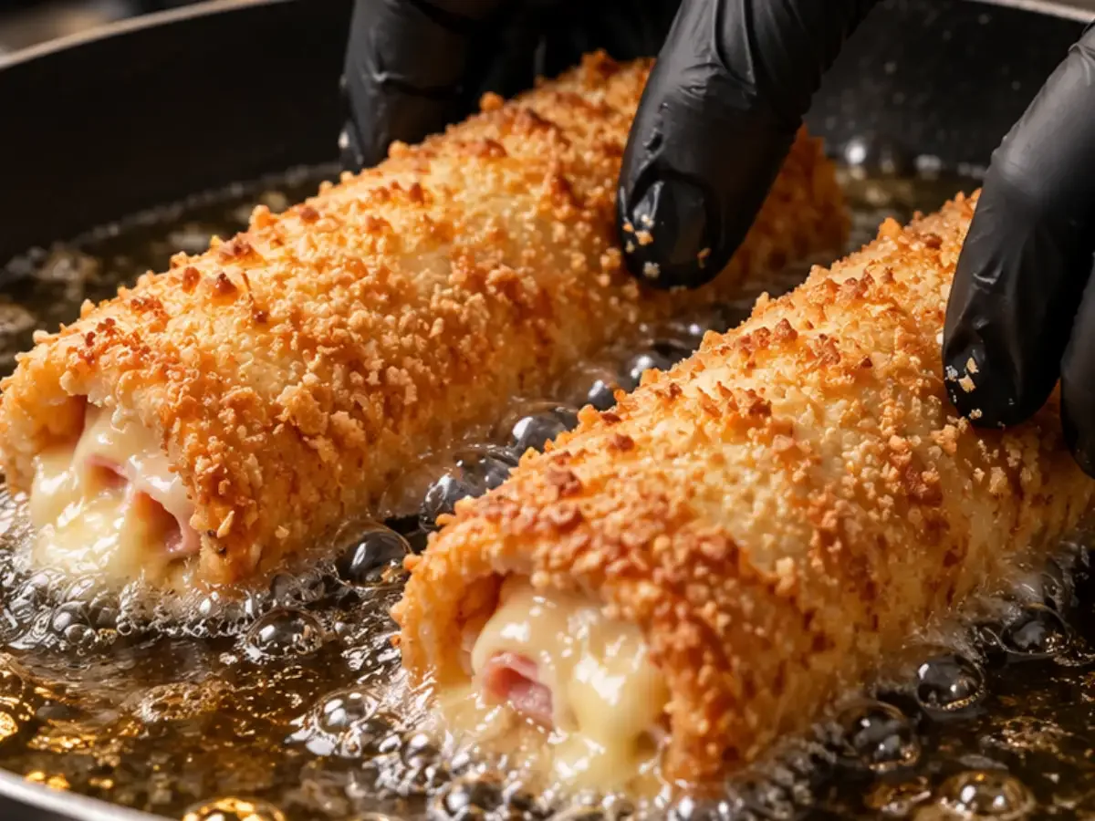 Enroladinho Puxa-puxa de Queijo e Presunto