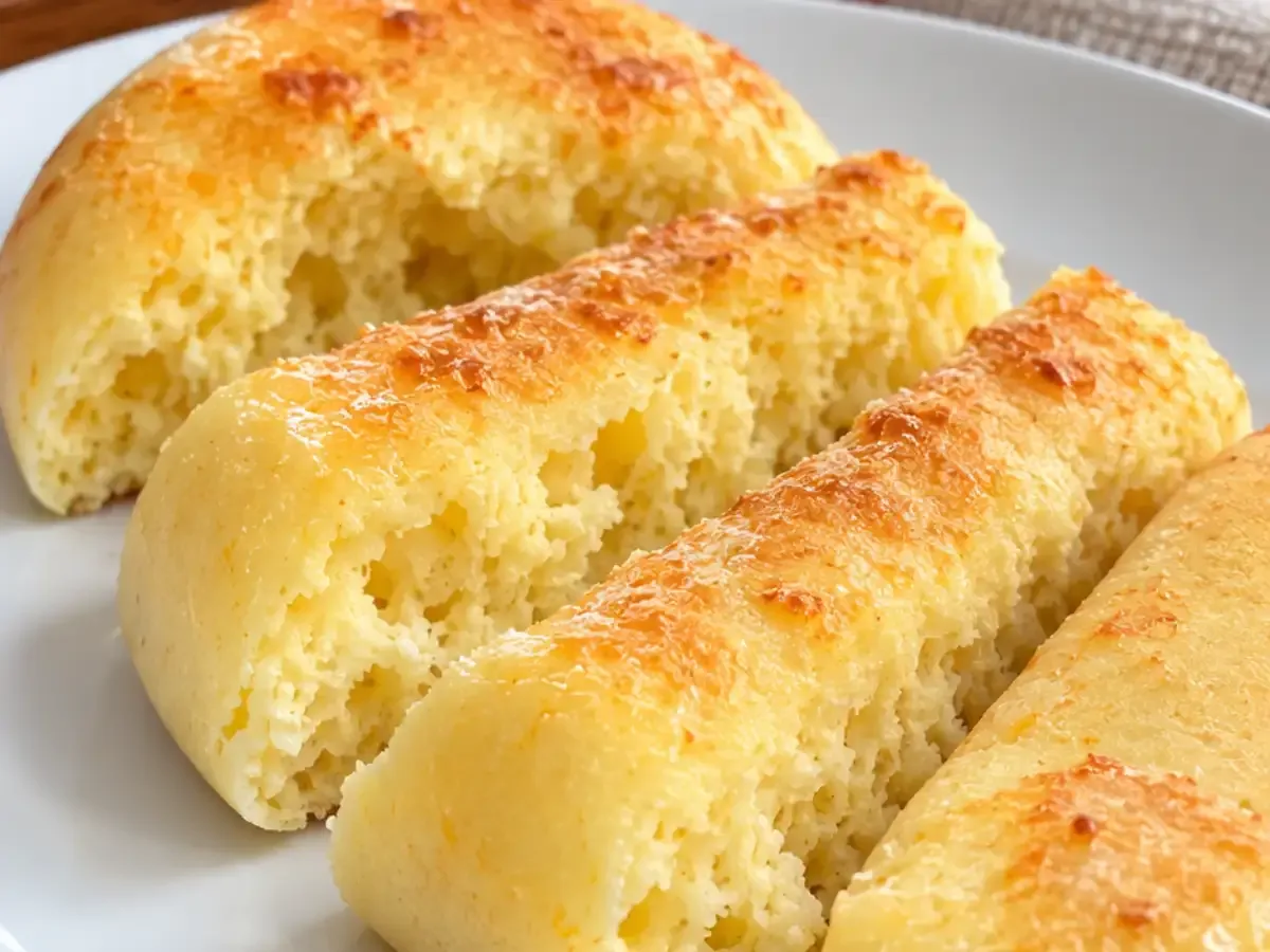 Falso Pão de Queijo Cremoso na Frigideira