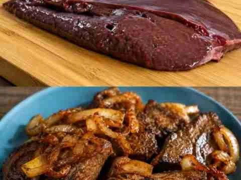 Fígado de Vitela com Maçãs Caramelizadas