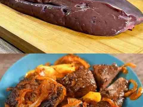 Fígado de Vitela com Maçãs Caramelizadas