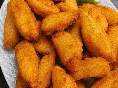 Filé de Peixe Empanado com Farinha de Trigo e Fubá