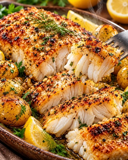 Filé de tilápia no forno