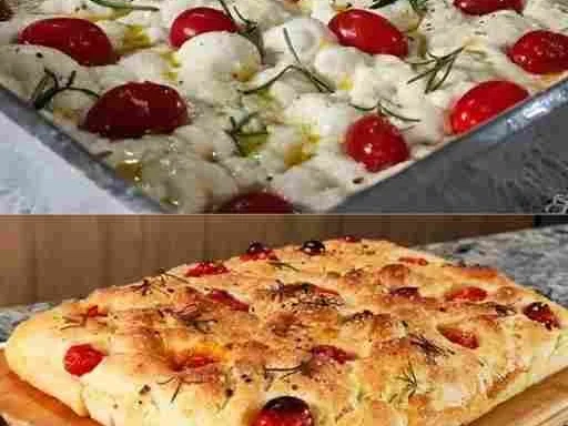 Focaccia Caseira (sem sovar)