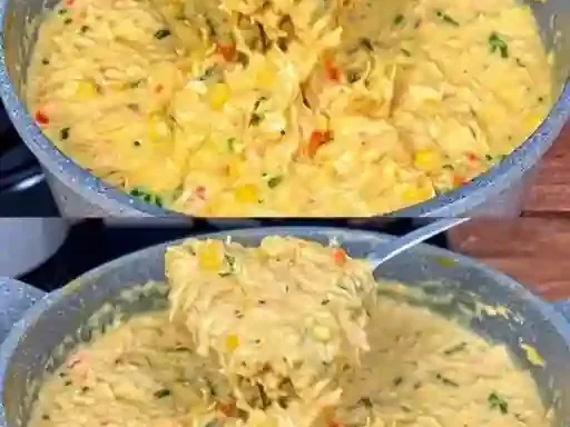Frango cremoso caseiro