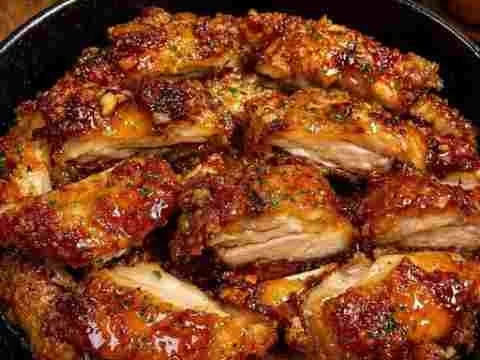Frango Crocante com Mel e Alho Especial