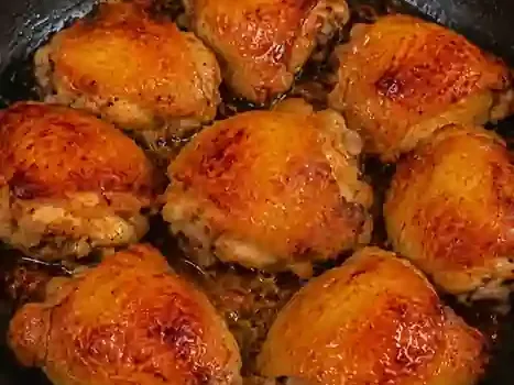 Frango Sobrecoxa Assado com Marinada de Laranja e Limão