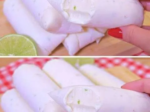 Geladinho gourmet de mousse de limão
