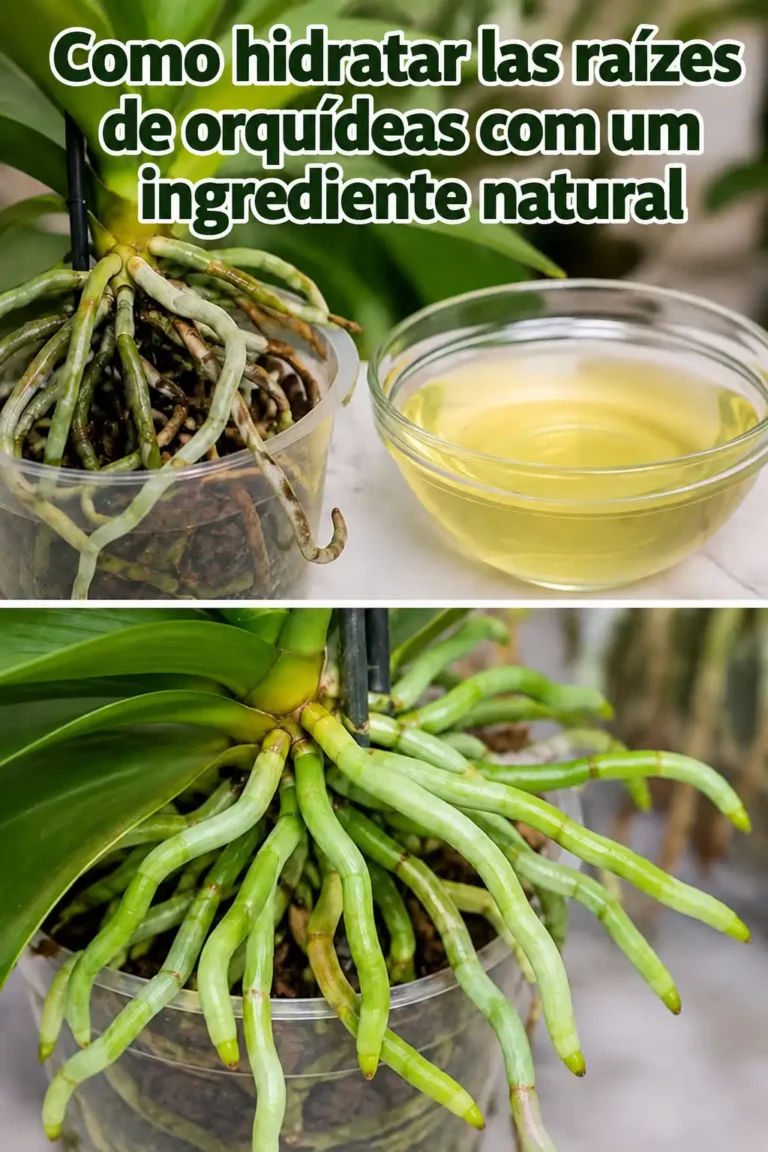 Ingrediente natural para hidratar as raízes de orquídeas: como recuperar a planta com cuidado