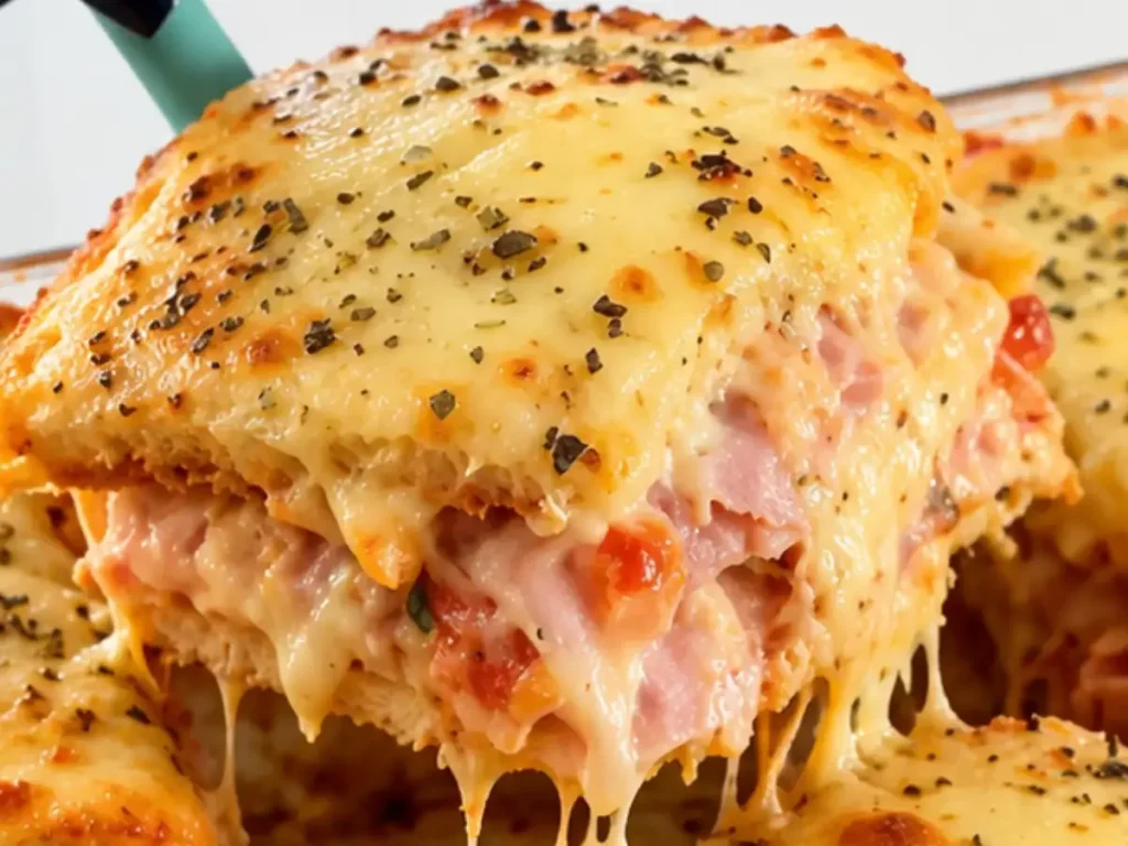 Lanche de Forno Cremoso de Presunto e Queijo
