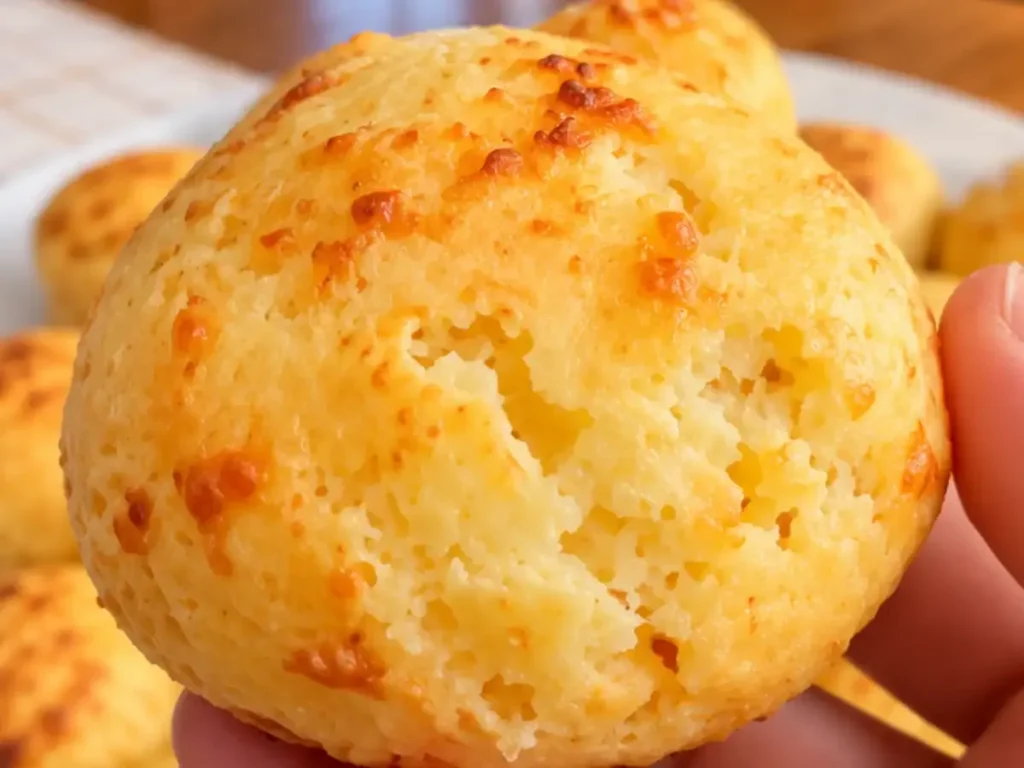 Lanche de Fubá com Polvilho Azedo e Ovo