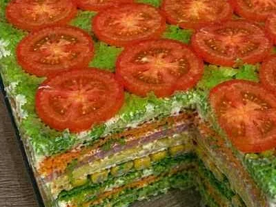 Lasanha de Salada Prensada