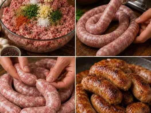 Linguiça Caseira Fácil e Suculenta