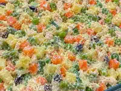 Maionese de Legumes com Frango