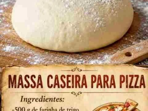 Massa de Pizza Caseira (leite e azeite)