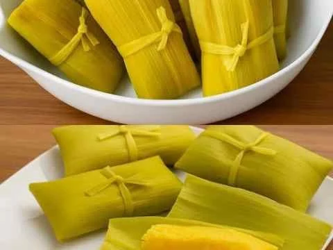 Pamonha Cremosa na Palha (Caseira)