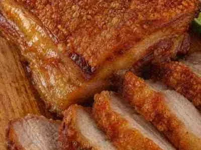 Panceta à Pururuca na Airfryer