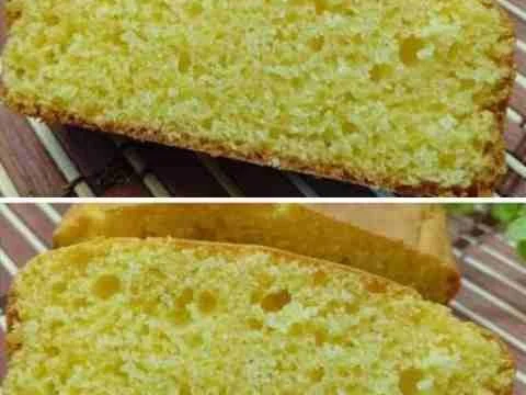 Pão sem trigo com creme de leite e queijo